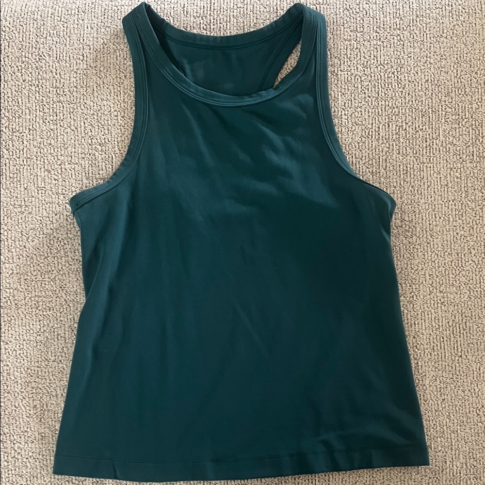 lululemon athletica Dark Green Tank Top